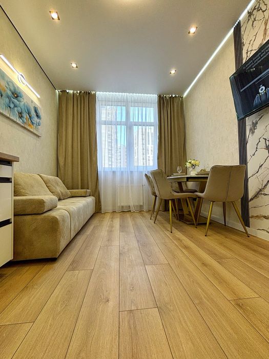 Терраса 1-комнатная квартира с ремонтом ЖК 61 Жемчужина/Краснова/Море