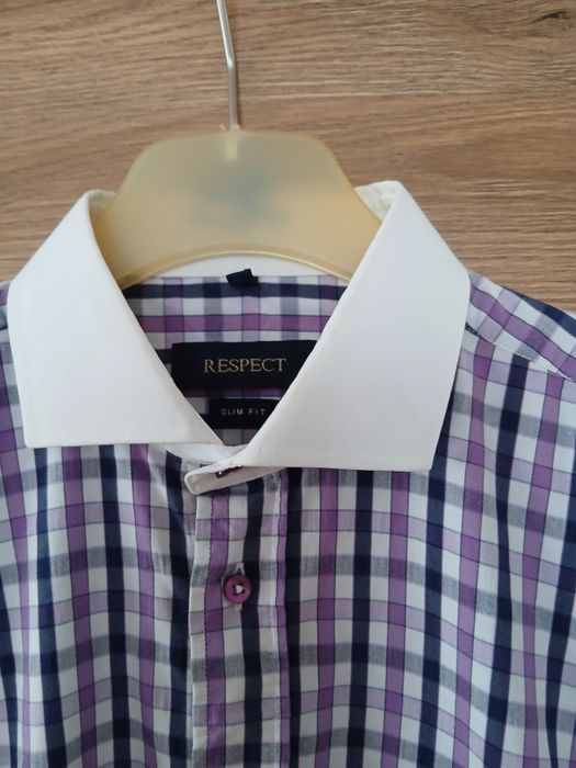 Koszula męska w kratkę Respekt 41