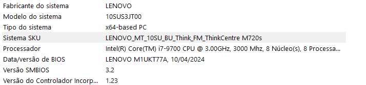 Dell Thinkcentre m720s i7 9700