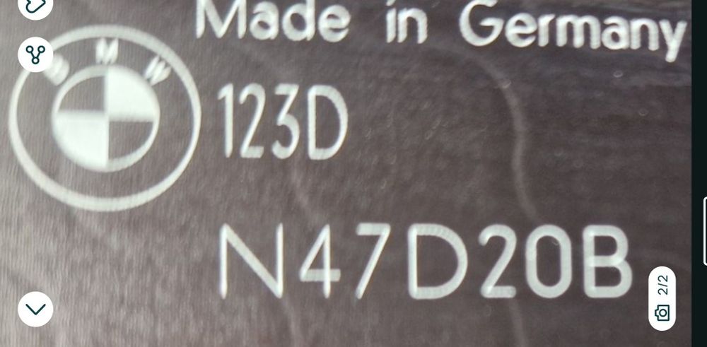 BMW kompletny silnik / słupek N47D20B 123d 204KM