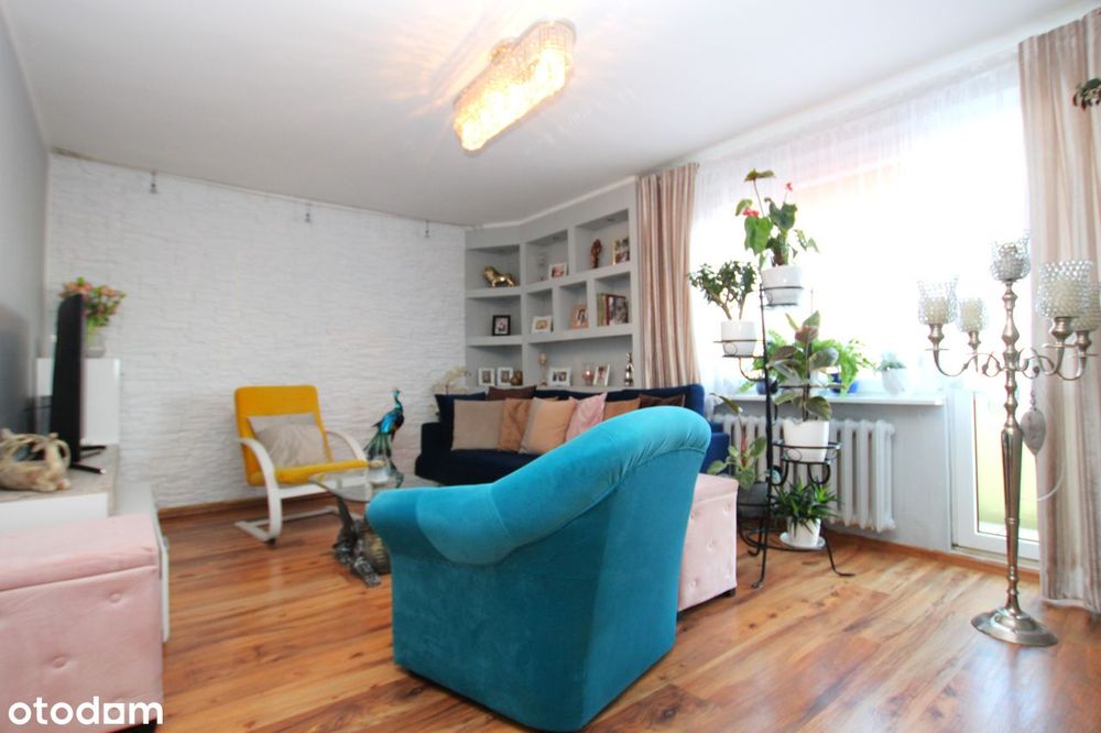 Mieszkanie 3-pokojowe o pow. 52,24 m² z balkonem i oddzielną kuchnią