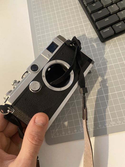 Canon L2 + 50/2.8 M39 Leica rangefinder dalmierz