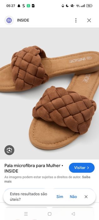 Sandálias c tranca super confortáveis