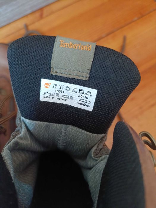 Timberland Women's Chocorua Trail Mid Черевики жіночі мембрана Gore-Tex Шкіряні трекінгові розмір 37.5
