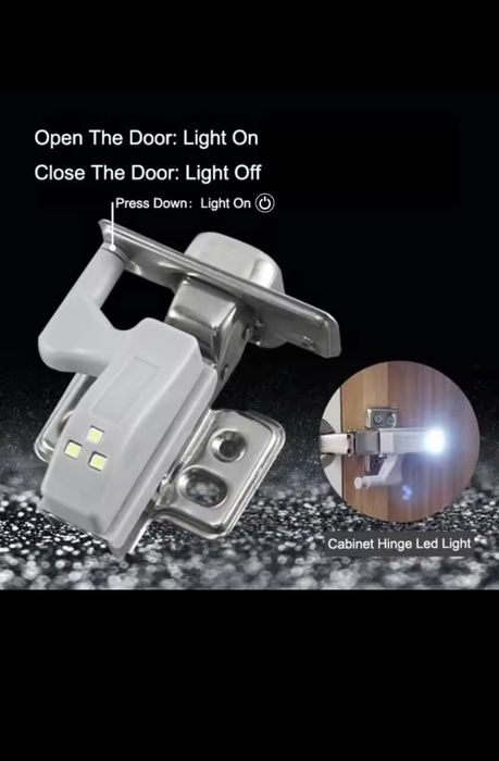 16 peças Luz led para Armários com Pilhas incluída Novo