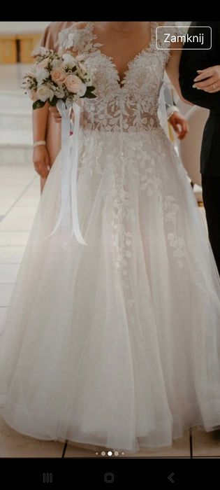 Suknia ślubna księżniczka na 160cm