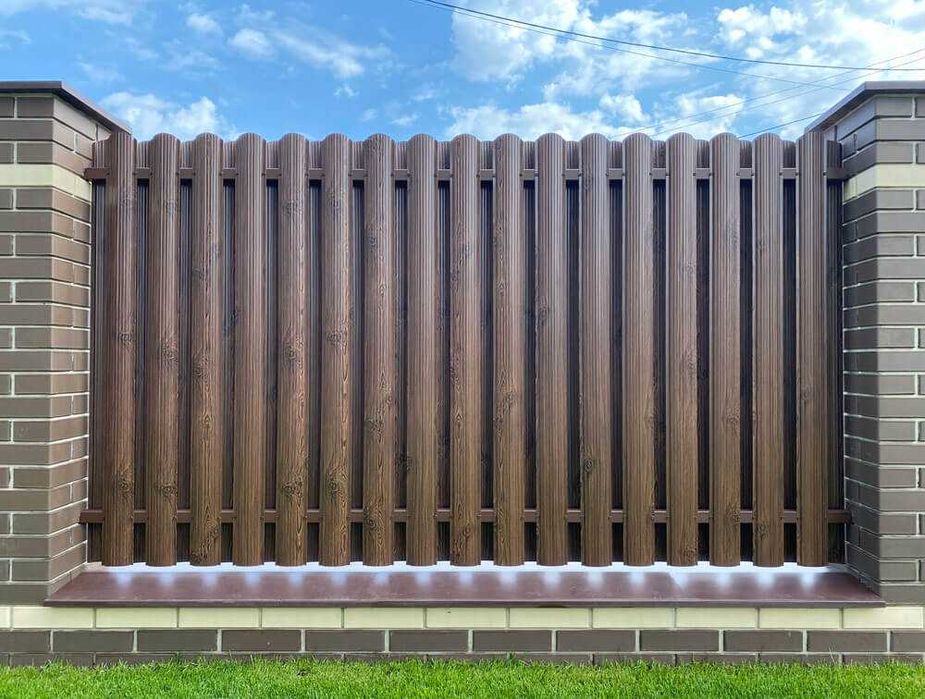 ШТАХЕТНИК, МЕТАЛОШТАХЕТНИК напівкруглий від виробника.