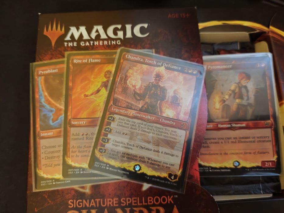Chandra Signature Spellbook Magic the Gathering MTG karty