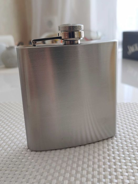 Дорожная подарочная фляжка фляга 6oz, 180мл