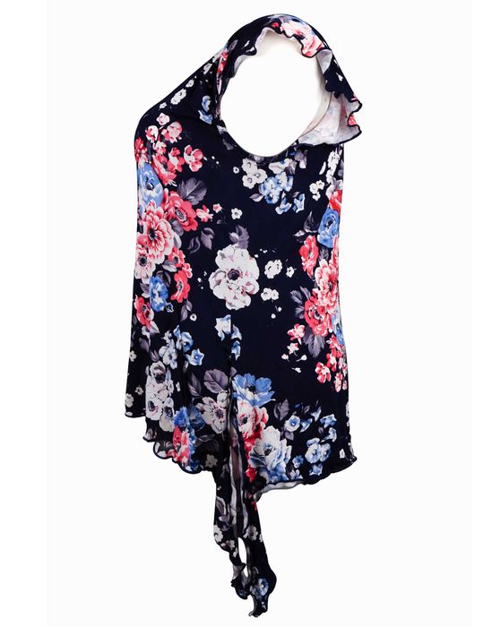 Bluzka letnia z wiązaniem Plus Size 3XL - 54/56