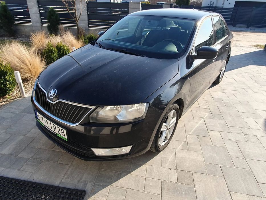 Skoda RAPID Bezwypadkowy SALON Polska 1.2 MPI z instalacją LPG sekwencja GAZ Ładna