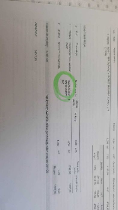 Sprzedam iRobot Roomba J7+ combo