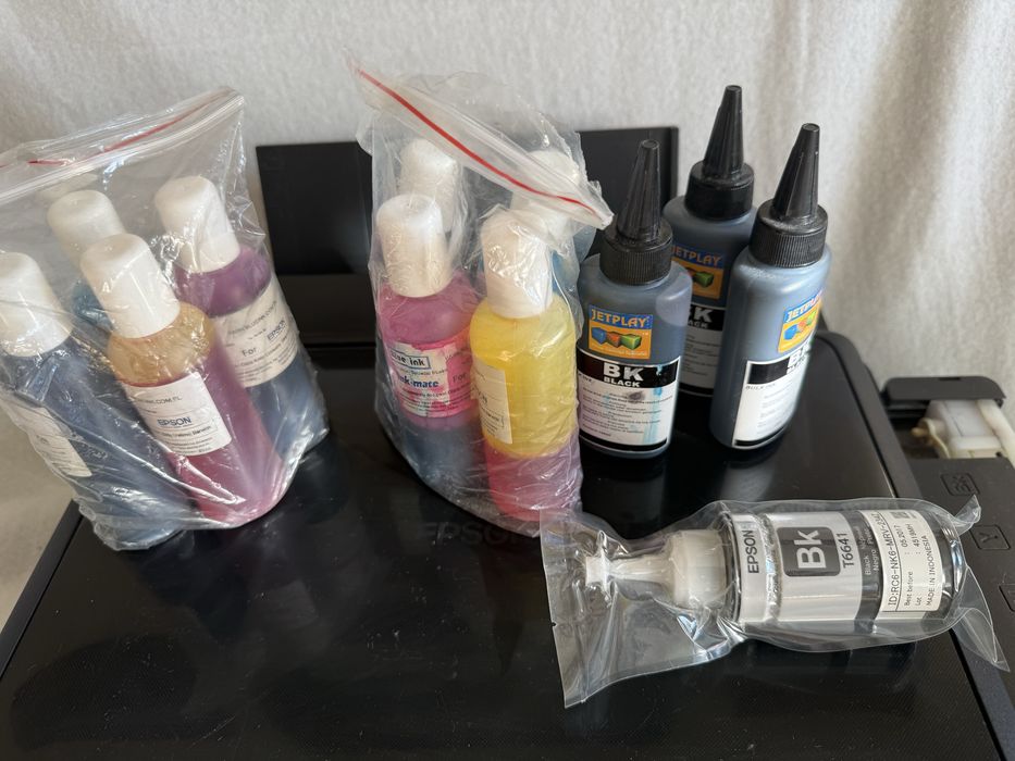 Drukarka epson l350  z kompletem tuszow