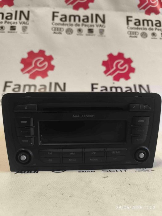 Rádio / Auto Rádio AUDI A3 Sportback 1.6 (75 kW / 102 cv) [09.2004 - 03.2013] 8P0035186P (OEM) | 8157647026380 (OEM)