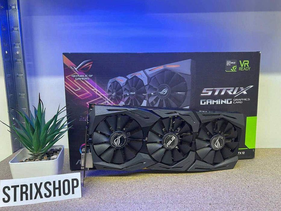 Відеокарта ASUS GTX 1070 8Gb ROG Strix Б/в + Гарантія 3 місяці