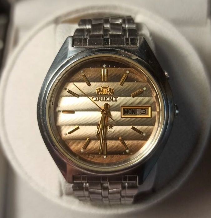ORIENT męski zegarek vintage 21 kamień Japonia