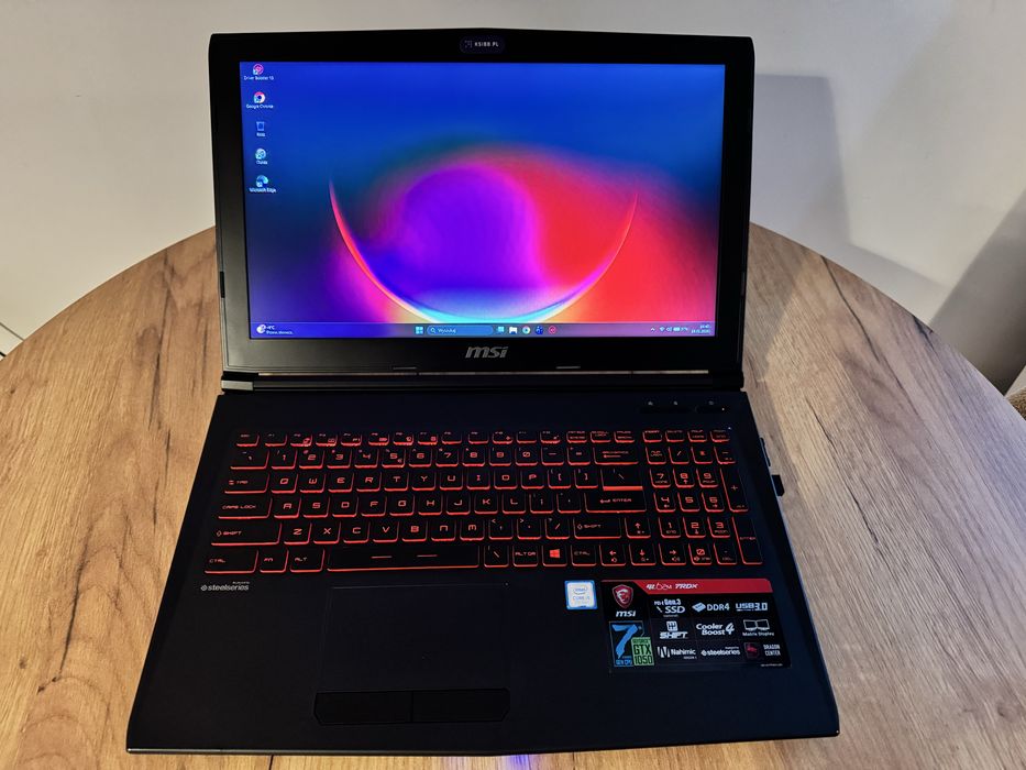 Laptop MSI GL62M 7RDX Gaming/Windows11/SSD/GTX1050-4GB/i5-7th
