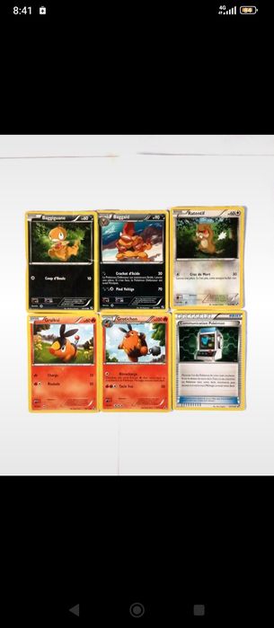 6 cartas Pokémon