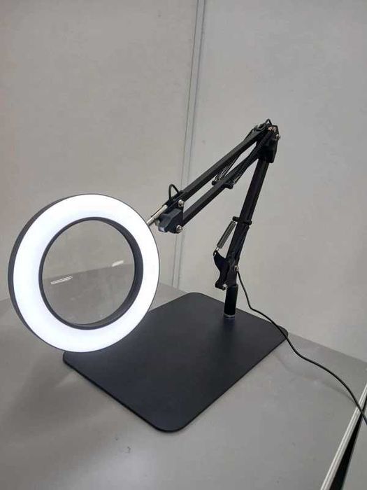 Luz Ring Light Novas com Lupa