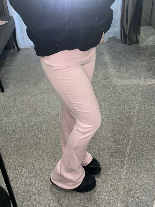 Flared pants new yorker штани клеш флеерд розові