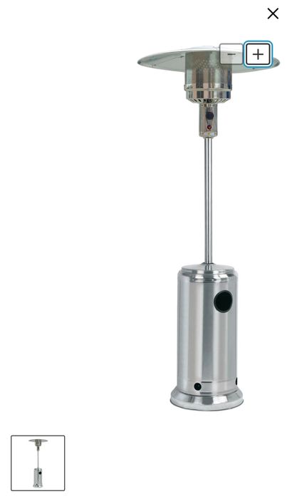 Aquecedor de exterior a gas de inox