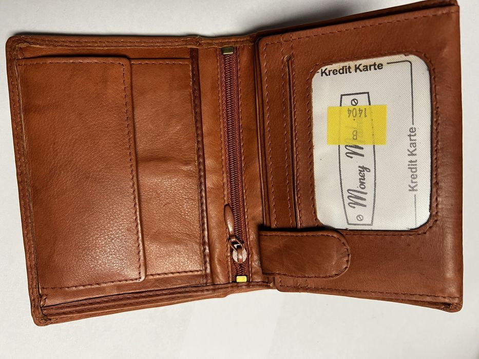 Portfel dkórzany nowy