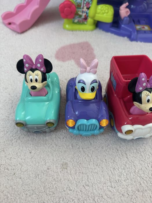 VTech tut tut autka Minnie Mouse 4 samochodziki