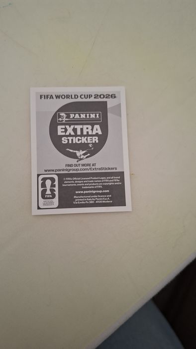 Cromos Extra sticker