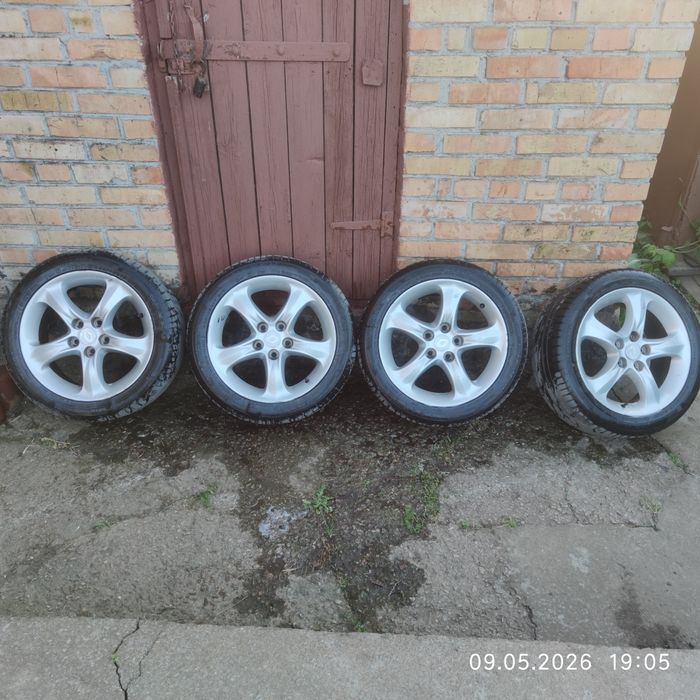 Диски R17 ET46 5x114 3 Dia 67 1
Продам комплектом.
Диски Mitsubishi Grandis Outlender ASX Lancer R17 ET46 5x114.3 DIA 67.1.
Оригінал. Шини mo