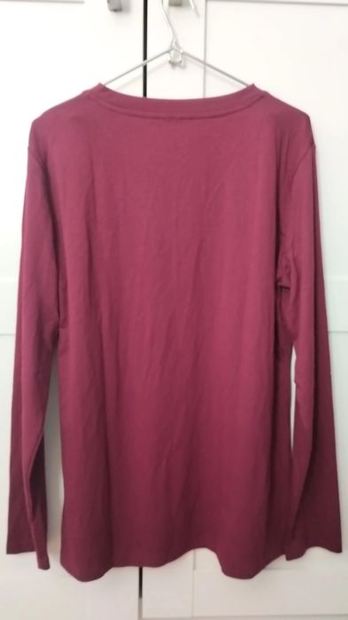 Blusa manga longa Mulher vinho tamanho L