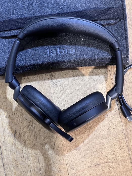 Jabra Evolve2 65 MS Wireless – Excelente Estado + Acessórios Originais