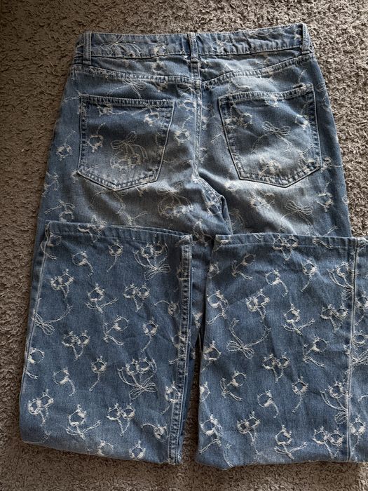 jeansy baggy bershka