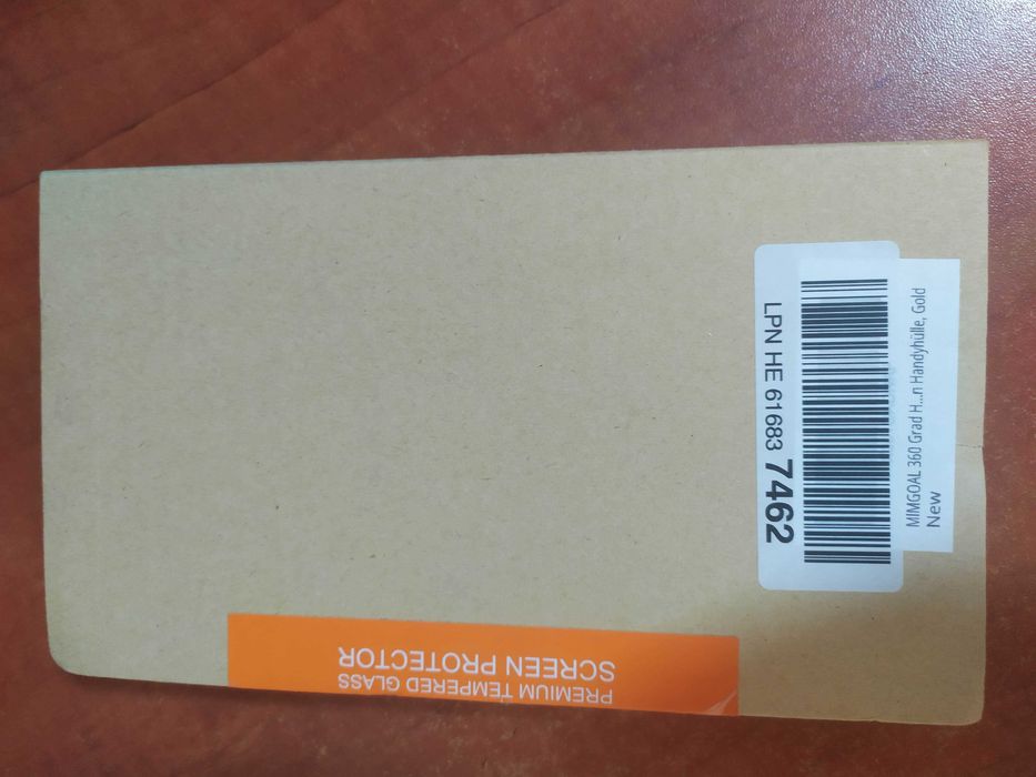 Złote magnetyczne etui ochronne na IPhone dual glass