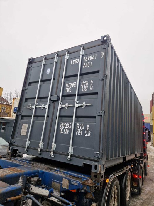 Kontener morski one-way nowy rok prod 2025 antracyt 20'DC 6m