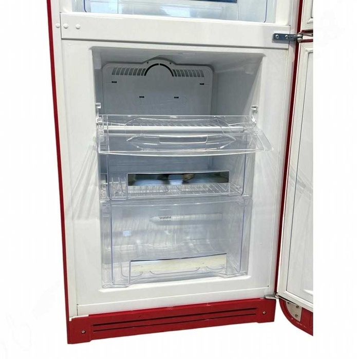Холодильник SMEG / СМЕГ FAB32RRN1, ретро, 2-кам. червоний
