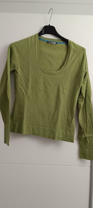 Camisola verde lã fininha tamanho M marca Lanidor