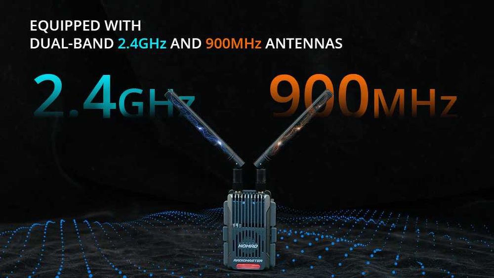 NEW Передавач RadioMaster Nomad Dual 915 + 2.4 ELRS tx12 tx16s boxer