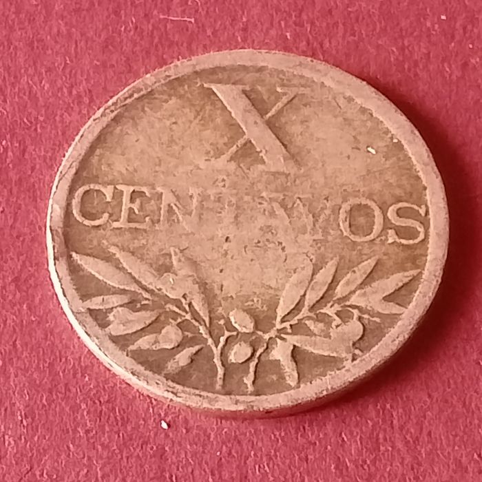 moeda de X centavos 1942