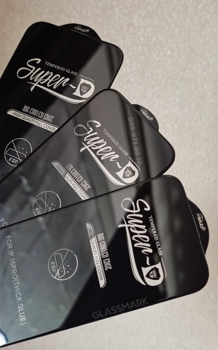 Захисне скло iPhone 16 Pro / Max защитное стекло супер д айфон 16