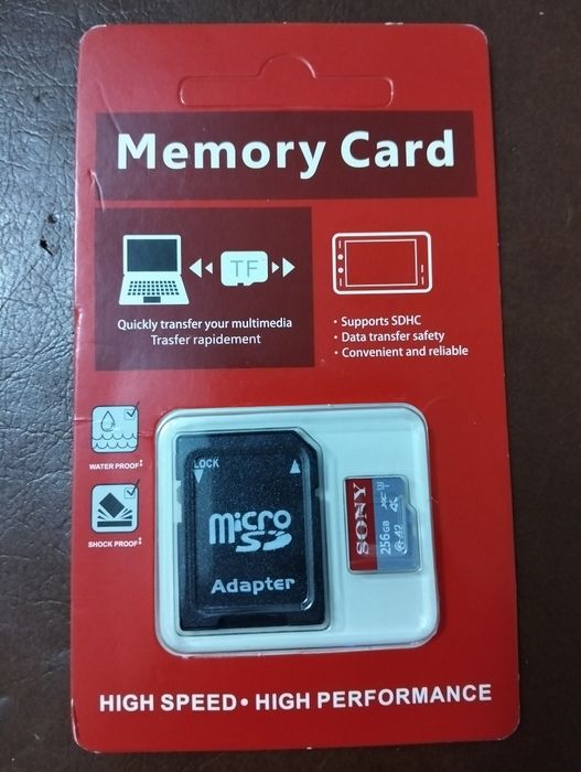 Карта памяти на 256 ГБ