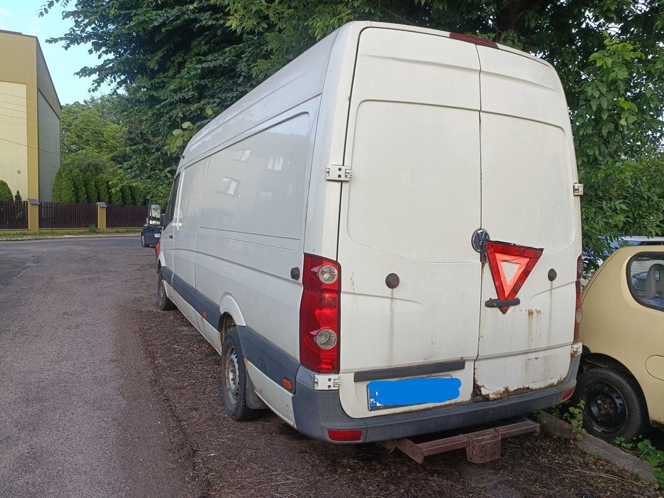 Crafter Mechanicznie sprawny uszkodzony most  9499/ lub zamiana na wywrotke