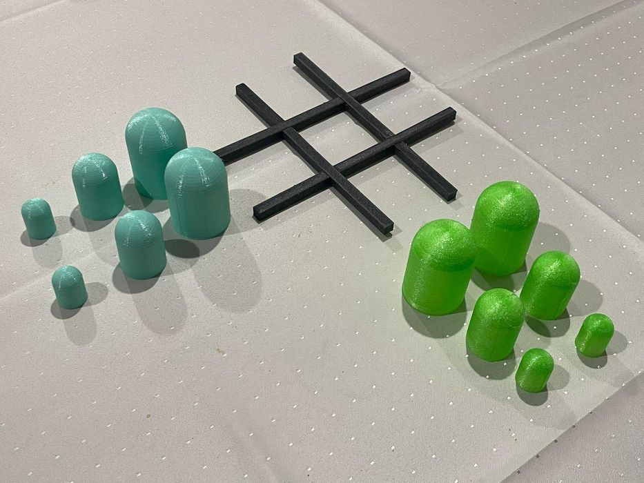 Gra strategiczna "Kółko krzyżyk" OX | Druk 3D Wydruk 3D hasztag3d
