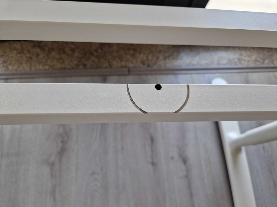 Estrutura de secretária em aço para tampo até 160*80