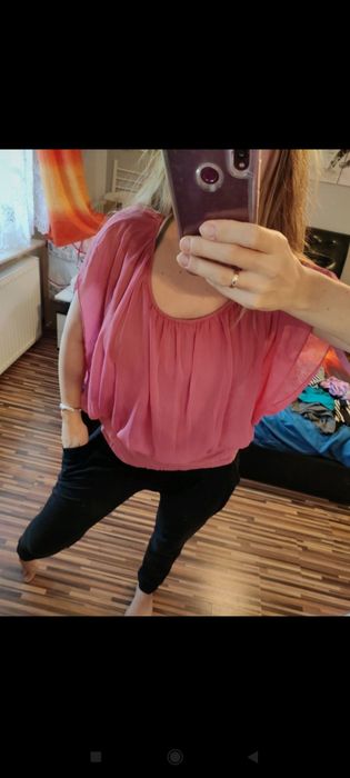 Luźna nietoperzowa bluzka M