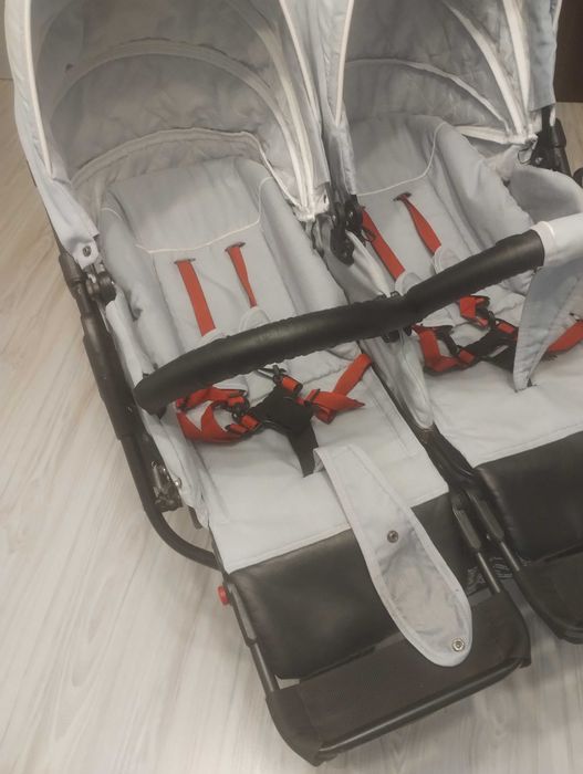 Wózek podwójny, gondola i spacerówka