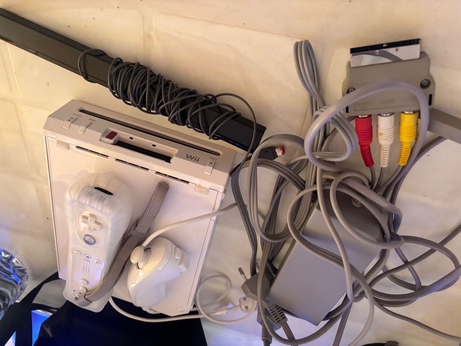 Wii consola branca