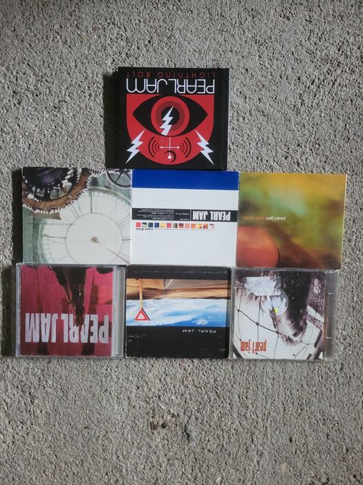 7 cds pearl jam originais