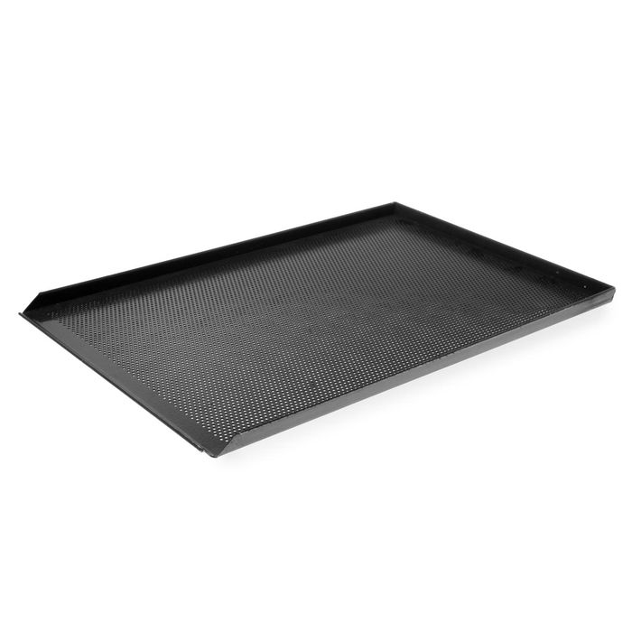 Blacha piekarnicza cukiernicza perforowana wypiekowa 60x40cm 3 ranty
