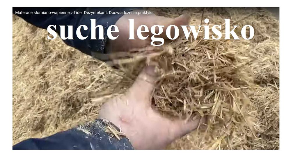 Dezynfekant Lider, Preparat do osuszania legowisk, Lider 500kg