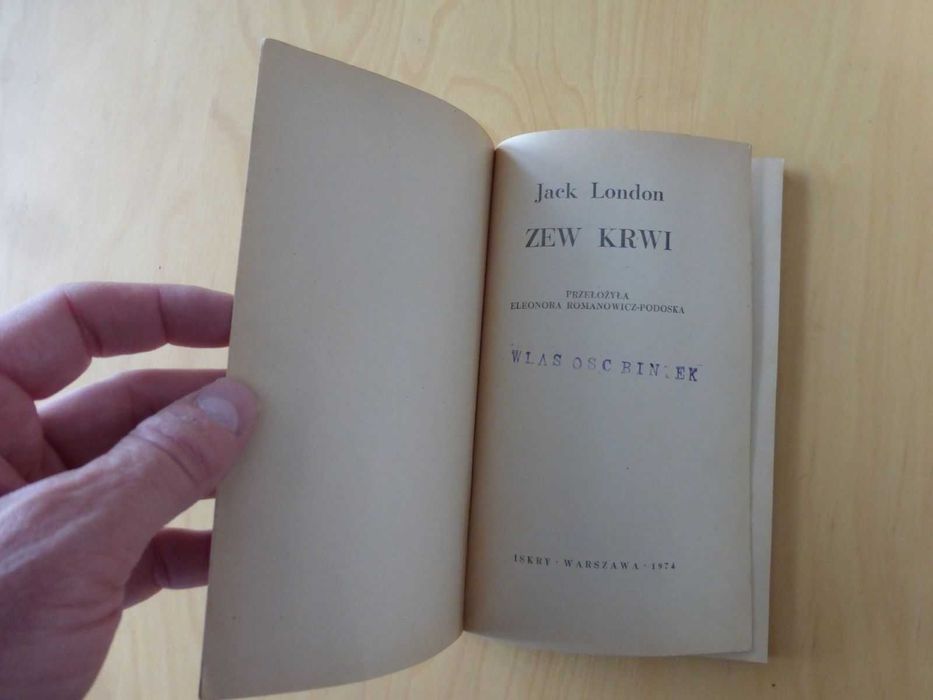 Zew krwi. Jack London
